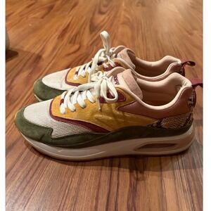 Anthropologie Hoff Oriental Pearl Skyline sneakers sz 10